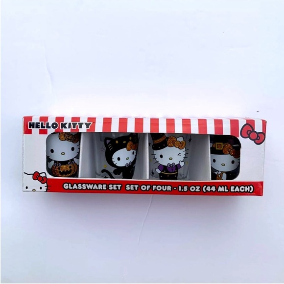 Hello Kitty Other - SANRIO Hello Kitty Halloween Theme Shot Glasses Set BRAND NEW